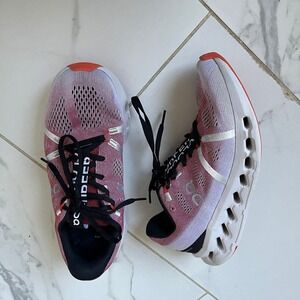 On Cloudsurfer running shoes Auburn/Frost colorway size women's 9